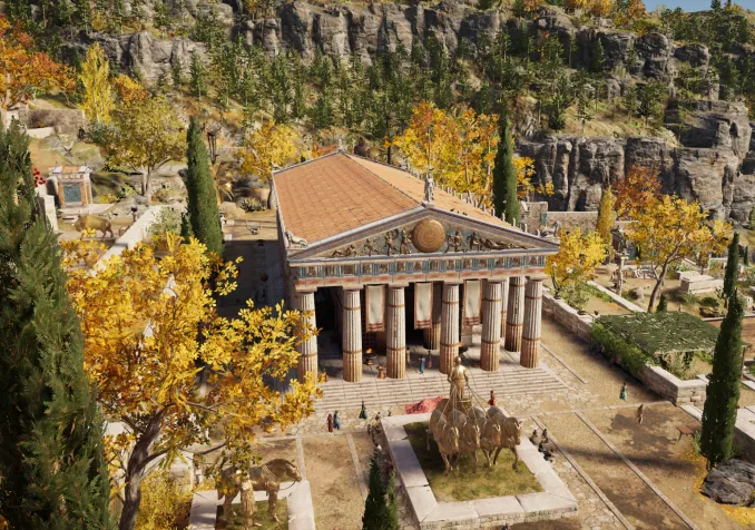 "Assassin's Creed Odyssey": le Temple d'Apollon à Delphes ©Fandom.com/Wiki Assassin's Creed/CC-BY-SA