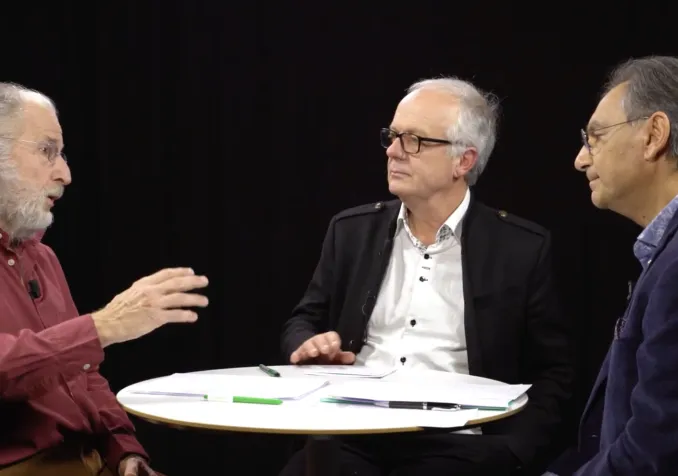 Jean-Claude Basset, Michel Kocher, Shafique Keshavjee ©Max Idje