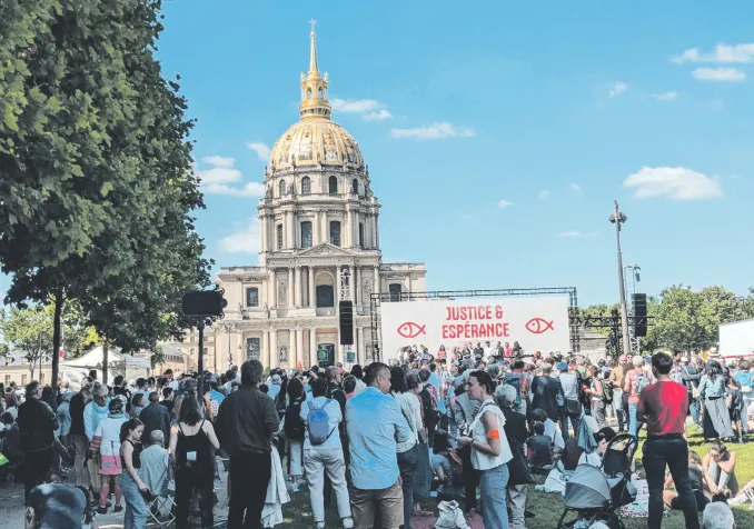 Rassemblement œcuménique du 23 juin. © Claire Riobe