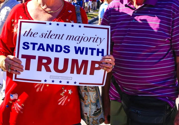 Des supporters de Trump à Sarasota, Floride, en 2015. DR/ Csfotoimages/Istockphotos