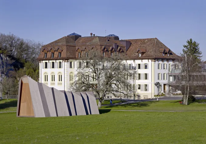 La Maisonnée de Saint-Loup et la chapelle origami ©La Communauté de Saint-Loup