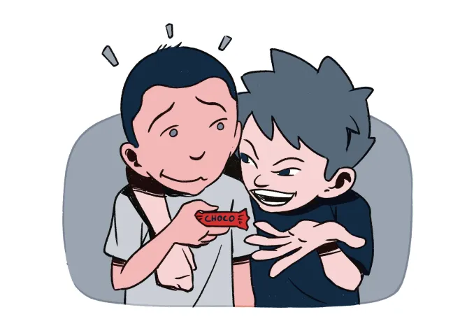 «Allez, tu m’en files un morceau…» ©Mathieu Paillard