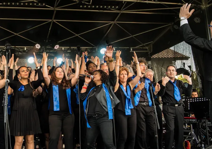 Le choeur Madrijazz-Gospel. ©Flickr/Christopher Losberg