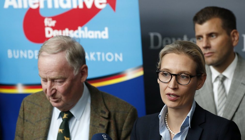 l'AFD a remporté 13% des suffrages lors des dernières élections en Allemagne (septembre 2017) © Keystone