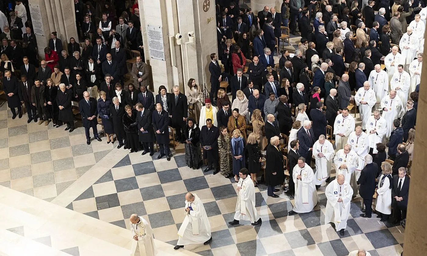 Le pape était absent de la cérémonie d'ouverture de Notre-Dame de Paris. © Quirinale.it, Wikimedia Commons