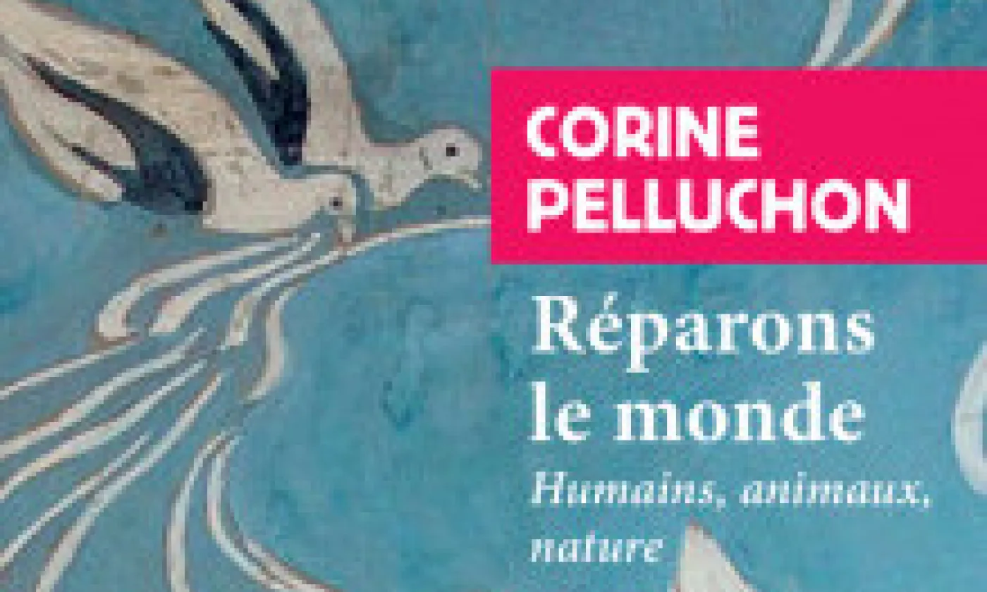 Détail de couverture du livre de Corine Pelluchon: Réparons le monde ©Editions Payot-Rivages
