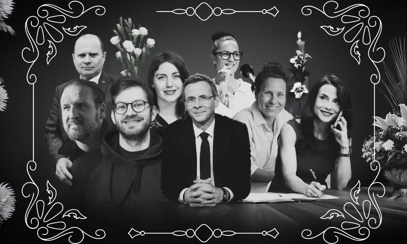 Philippe Leuba, Nicolas Feuzm Thomas Wiesel, Léonore Porchet, Philippe Revaz, Marie Riley, Phanee de Pool, Laetitia Guinand Lucien Cogne, Réformés.ch