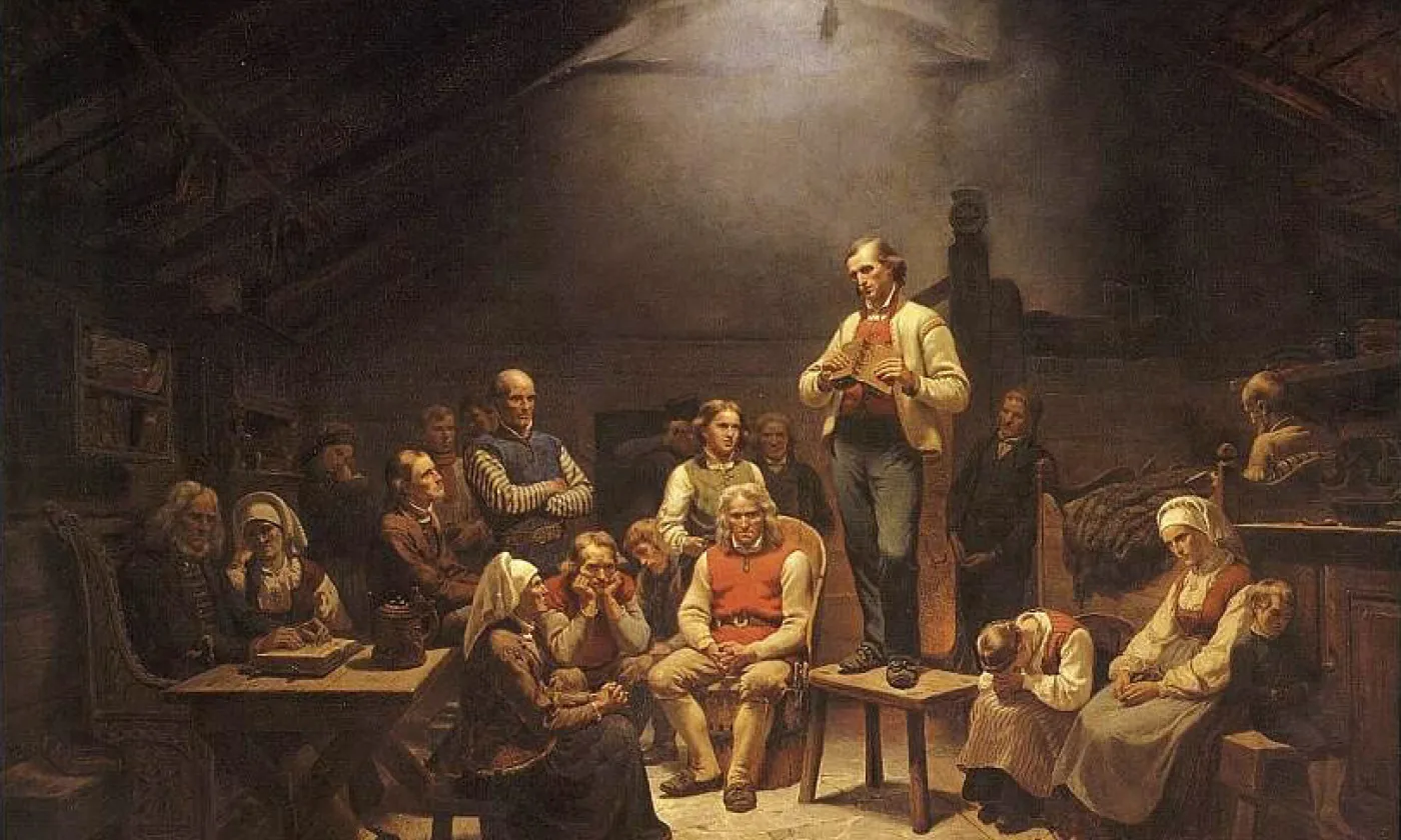 Les haugéens Adolph Tidemand, 1852