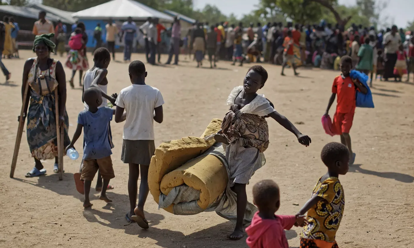 Le camp d'Impevi ©RNS/AP Photo/Ben Curtis