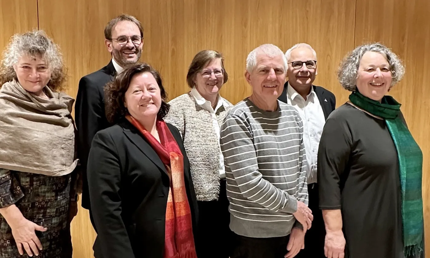 Katrin Bardet, Pierre-Philippe Blaser, Tünde Lamboley, Anne-Elisabeth Nobs, Fritz Schertenleib, Benjamin Stupan et Monique Johner. DR