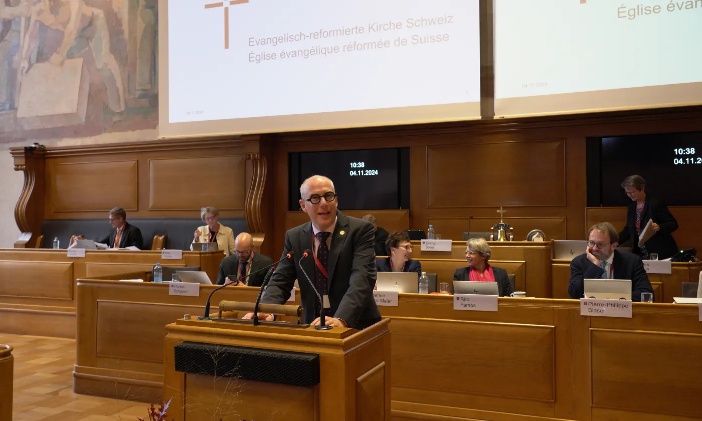 Gilles Cavin, l’ancien président des protestants valaisans, a été élu à Berne, ce lundi 4 novembre, président du Synode (Parlement) de l’Eglise évangélique réformée de Suisse. EERS