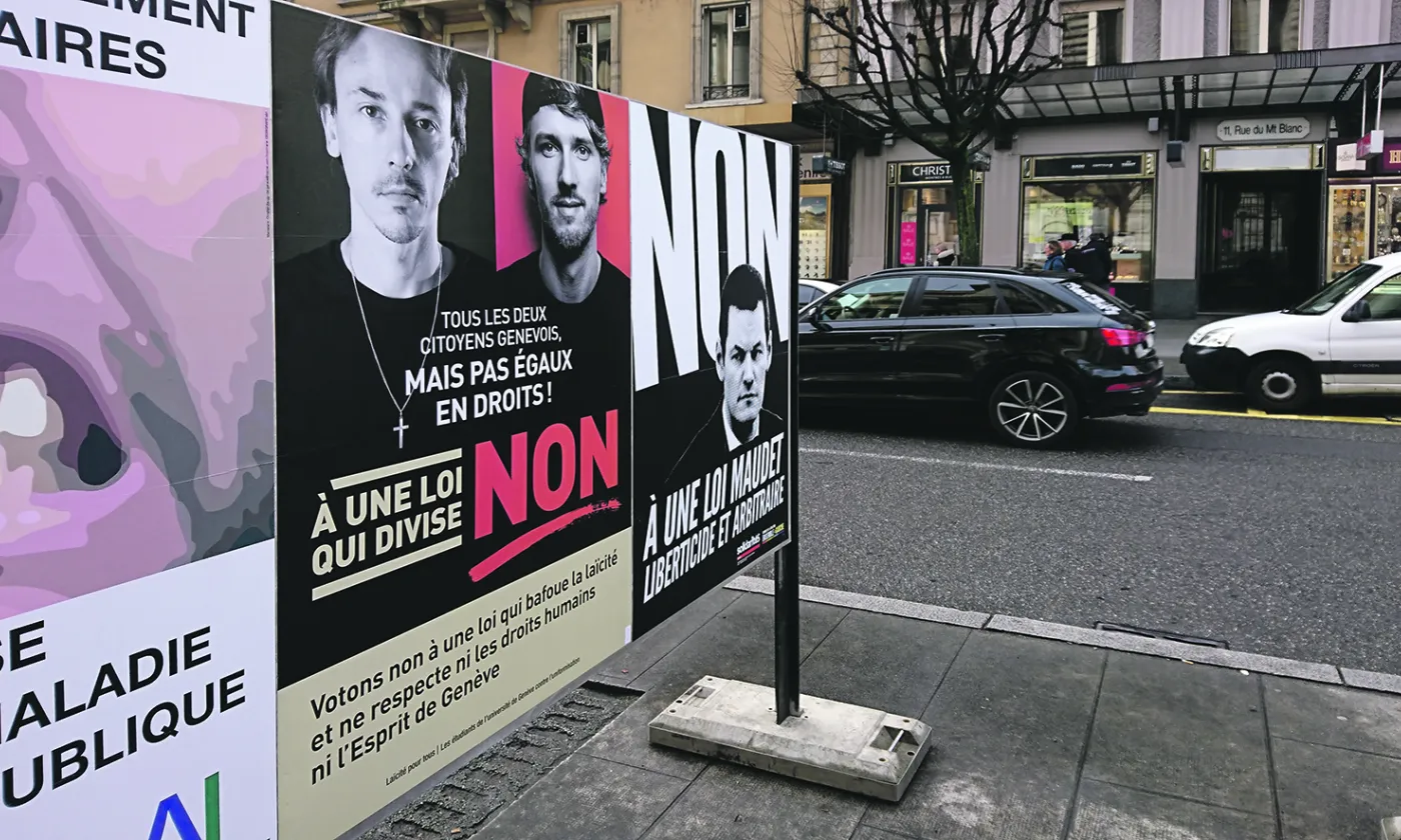 A Genève, 35% de la population n'adhère à aucune religion, mais près de 400 communautés différentes cohabitent. © Joël Burri