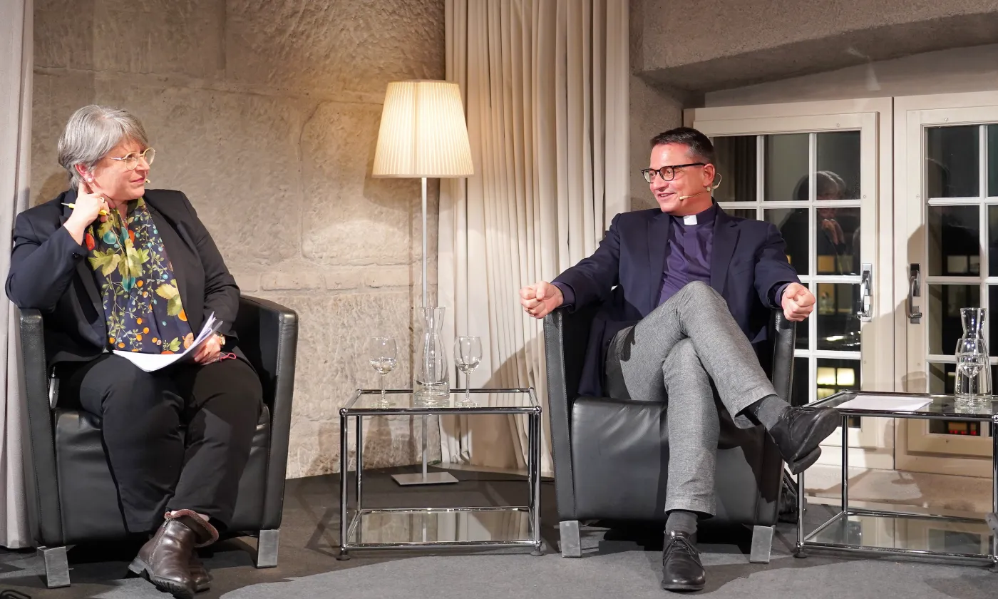 Rita Famos et Felix Gmür, décembre 2022 EERS