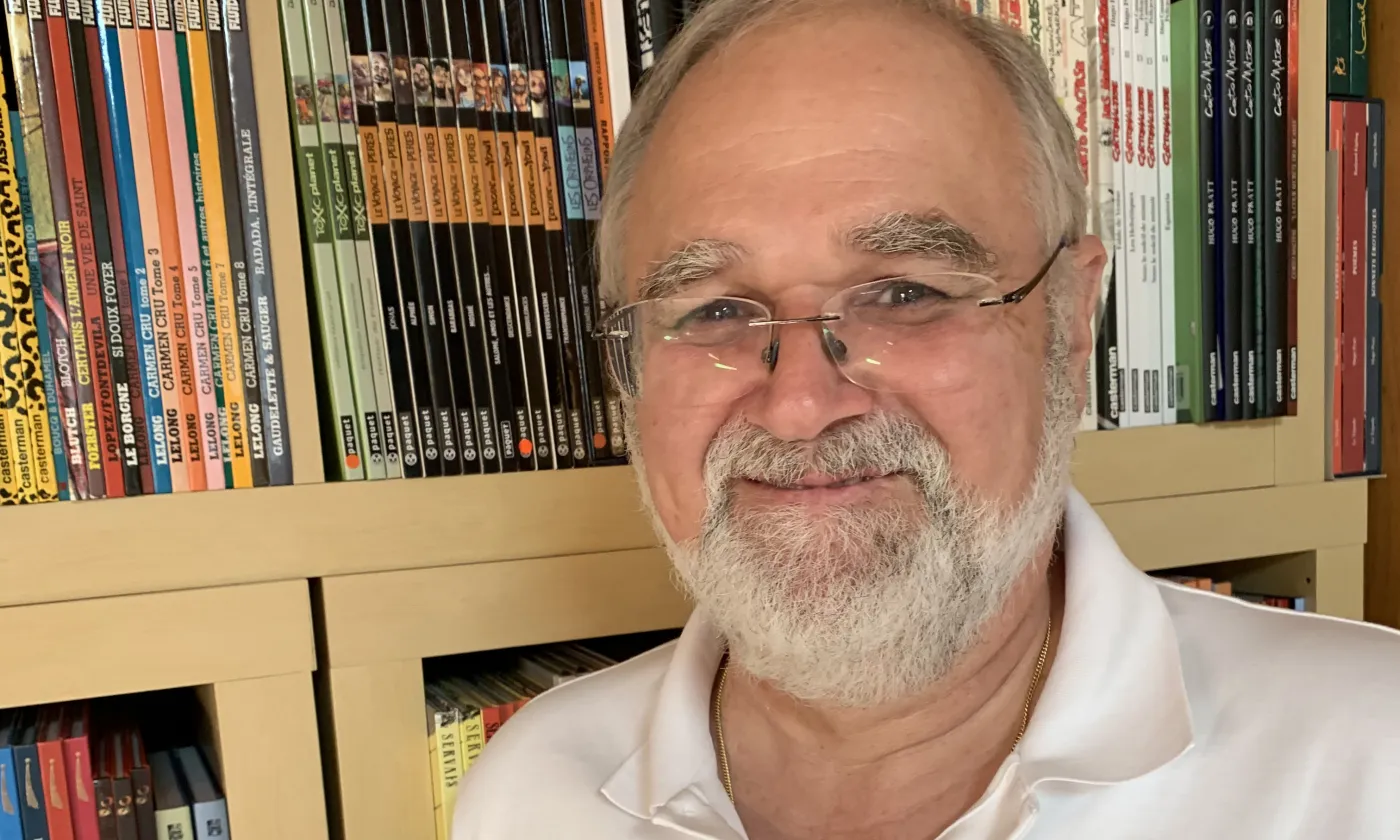 Daniel Thurre est un véritable afficionado, et un fin connaisseur de la bédé franco-belge. © DR