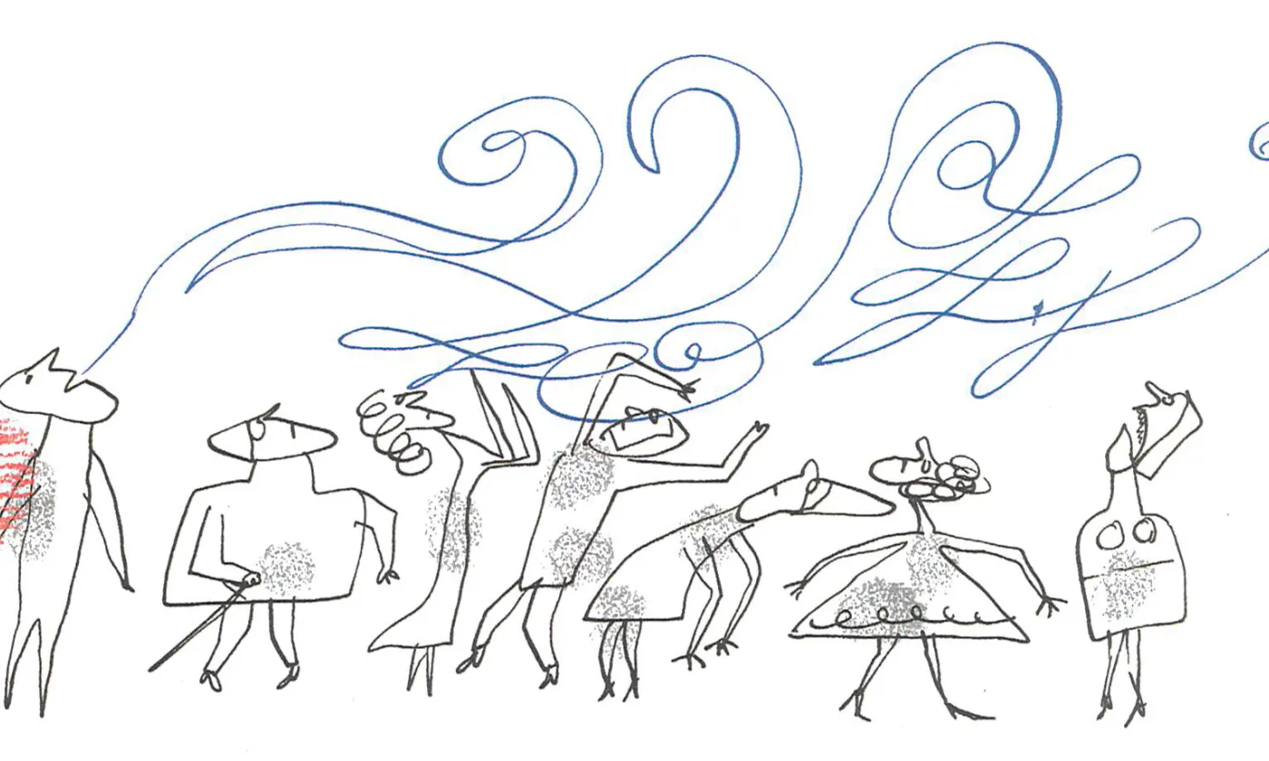 Une illustration de Serge Bloch tirée de «Jésus. l'histoire d'une parole». ©Serge Bloch, JÉSUS. L’histoire d’une Parole, Bayard, 2020 Une illustration de Serge Bloch tirée de «Jésus. l'histoire d'une parole». ©Serge Bloch, JÉSUS. L’histoire d’une Parole, Bayard, 2020