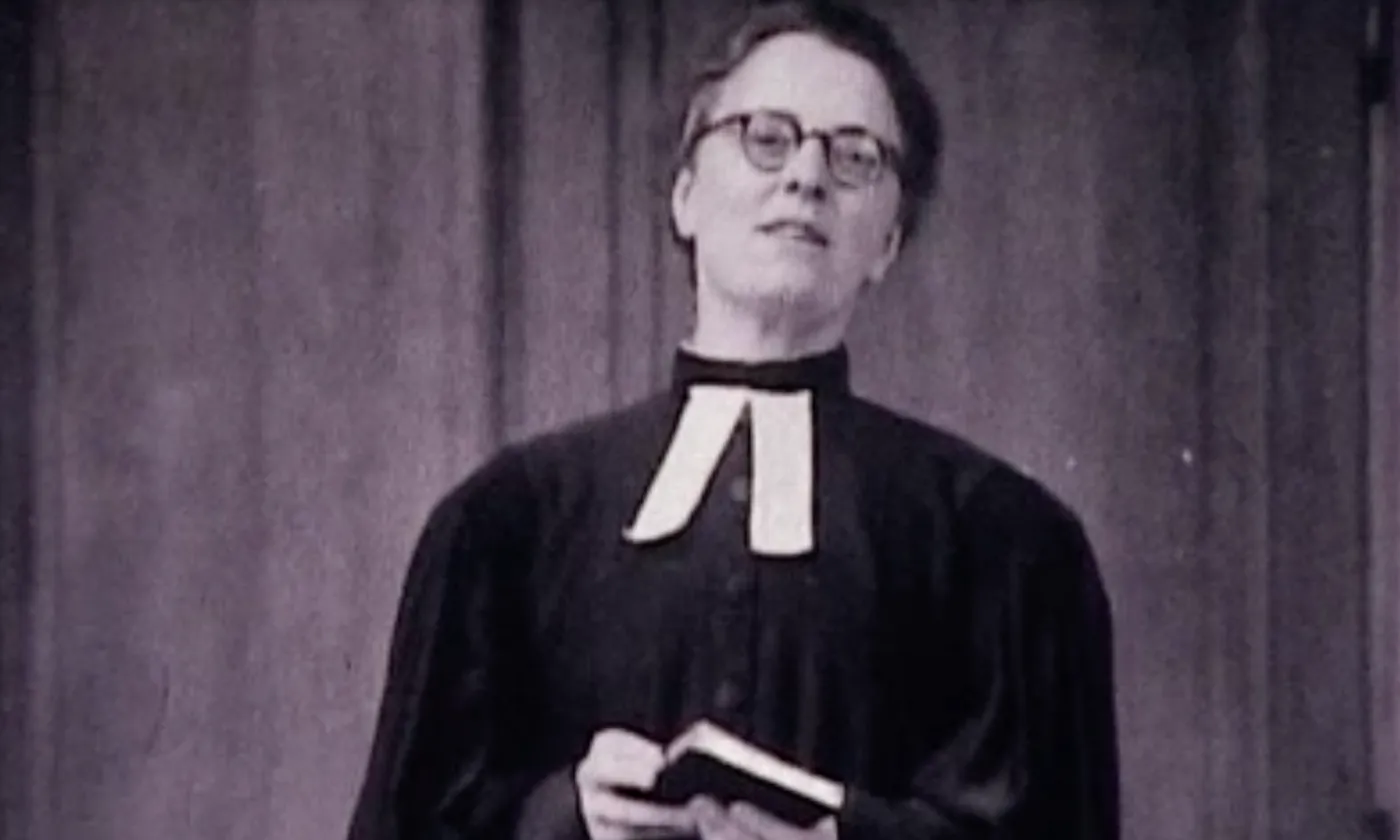 Marcelle Bard, première femme a avoir été consacrée dans l'Eglise protestante de Genève, en 1929. Présence Protestante