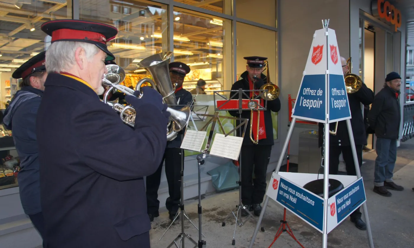 La marmite de l'Armée du Salut ©Armée du Salut