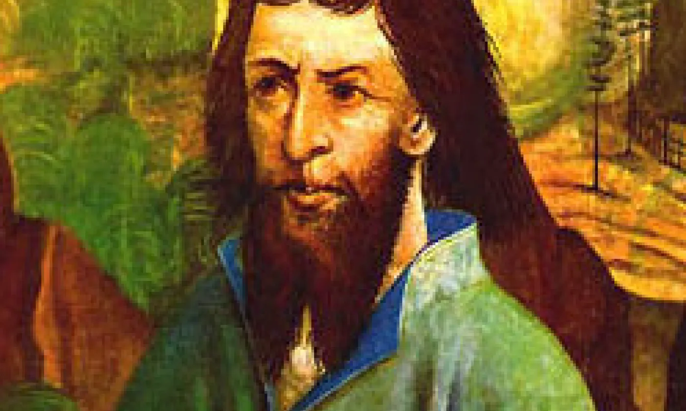 Nicolas de Flüe, extrait du retable de l'église paroissiale de Sachseln (1492). ©Wikimedia Commons/Domaine public