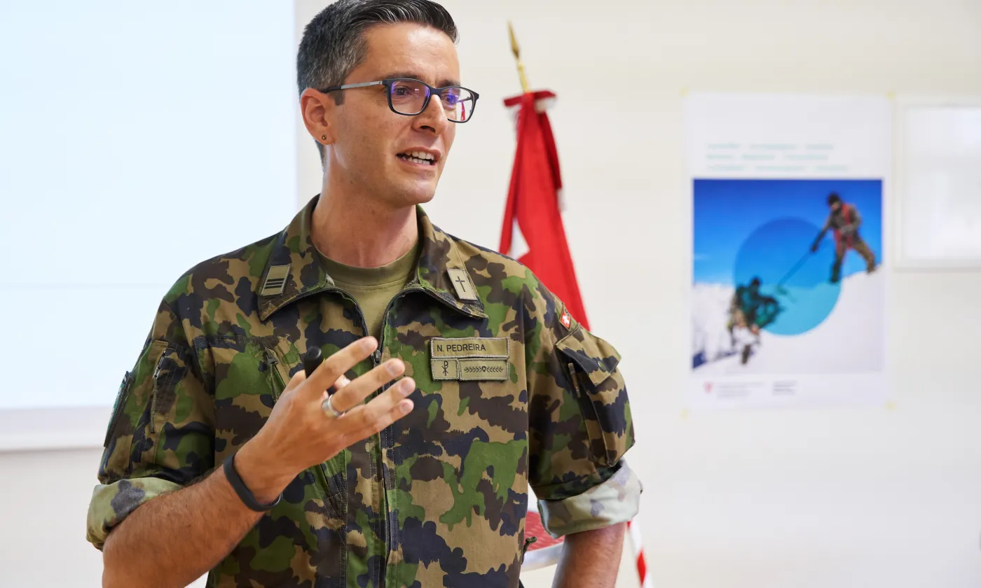 Noël Pedreira ©Aumônerie de l'Armée suisse