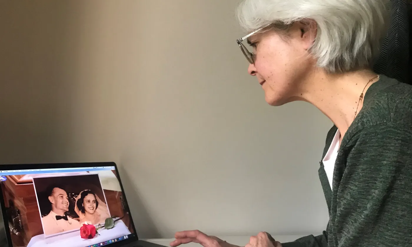 Funérailles par vidéo ©Carole Pirker/RTSreligion