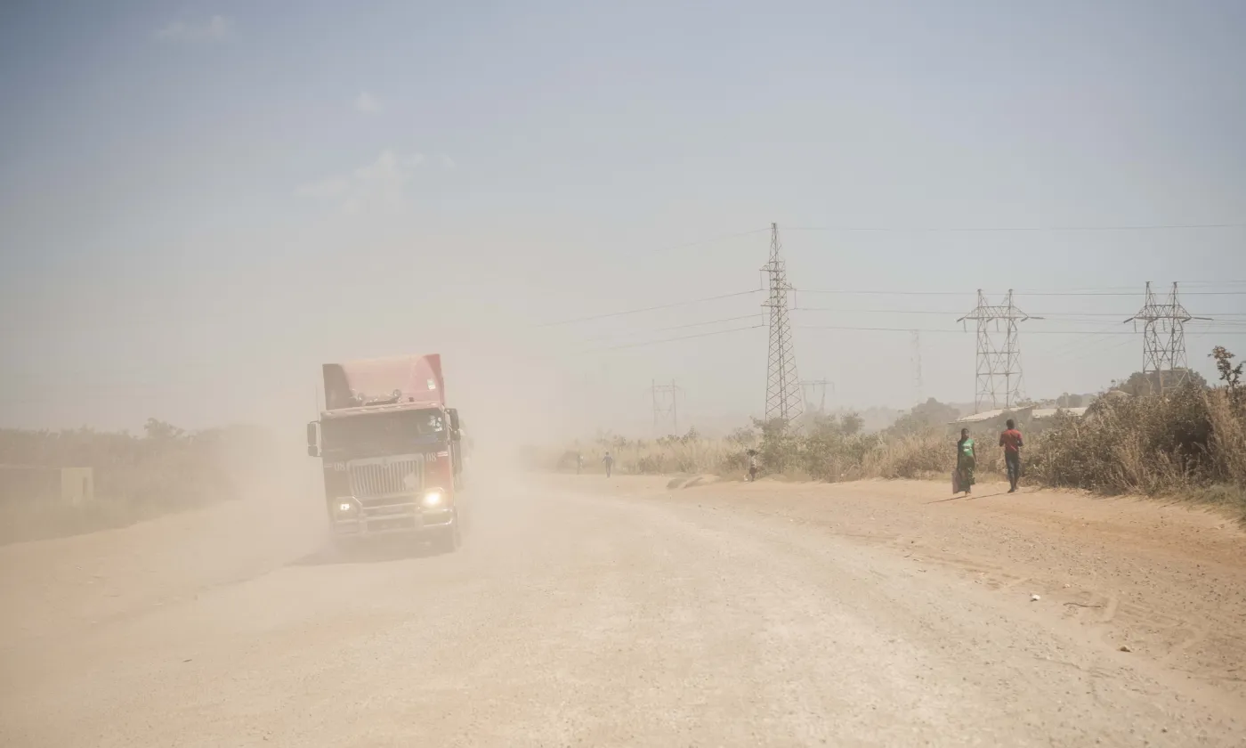 Pain pour le prochain et Action de Carême dénoncent l’absence de mesure contre les poussières dans l’air et les sols pollués. ©Pain pour le prochain