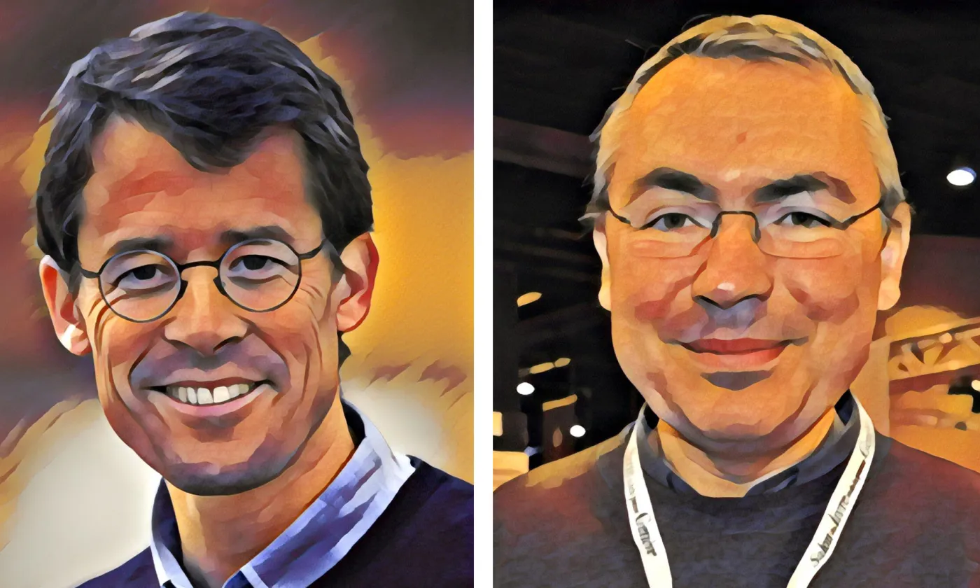 Mathias Wirz et Jacques Rime © Cath.ch / Réformés.ch