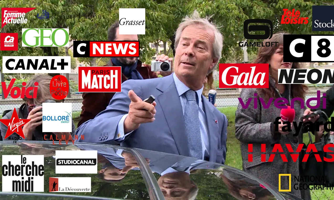 Vincent Bolloré, magnat de la presse française ©DR
