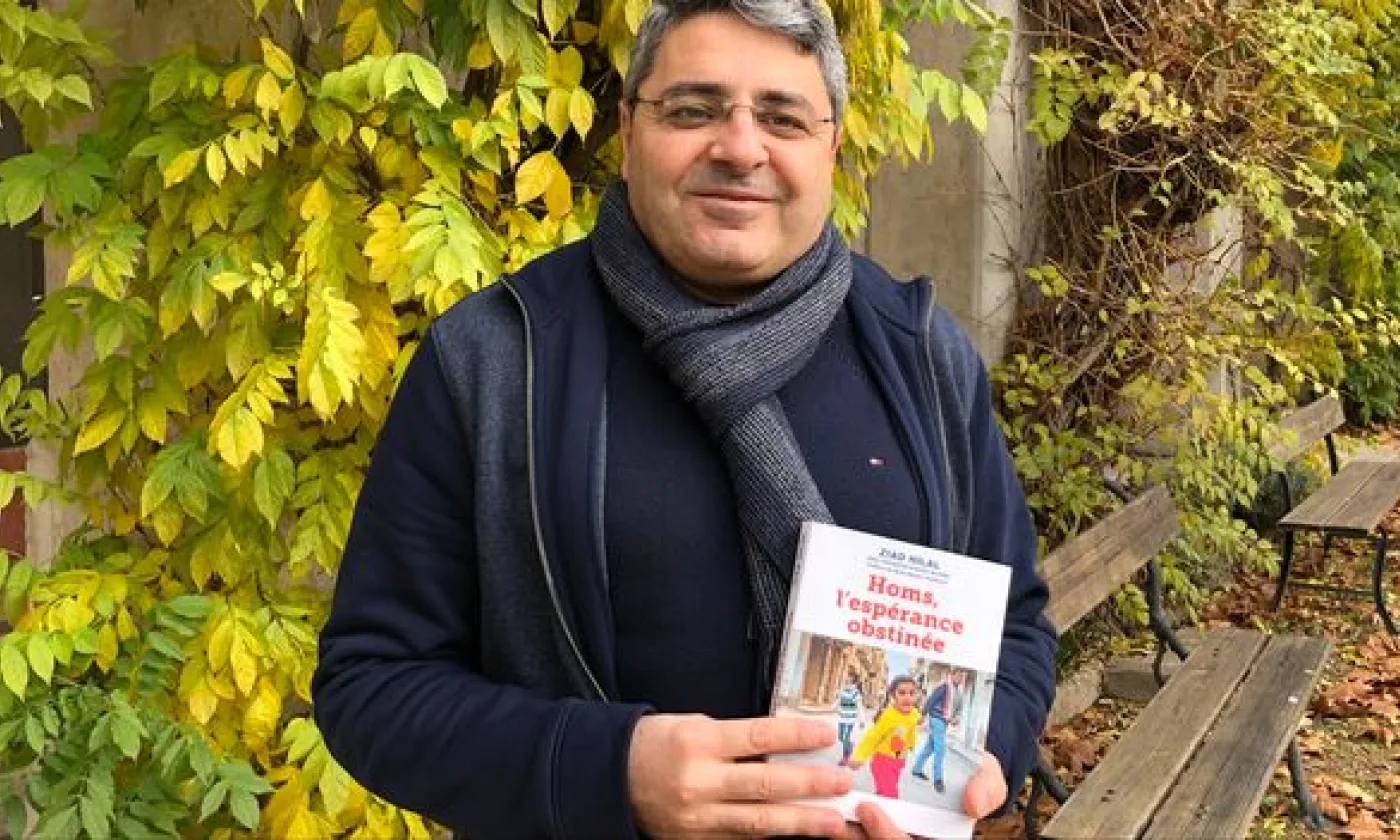 Ziad Hilal, auteur de "Homs, l'espérance obstinée" © Gabrielle Desarzens / RTSreligion