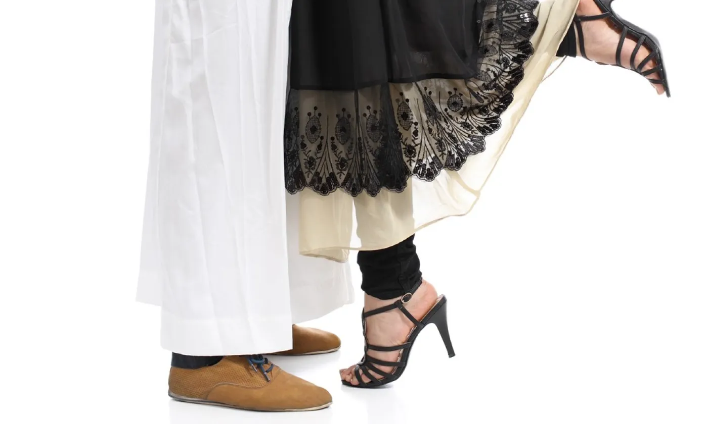 Voile ou talons aiguille: où est la soumission? IStock