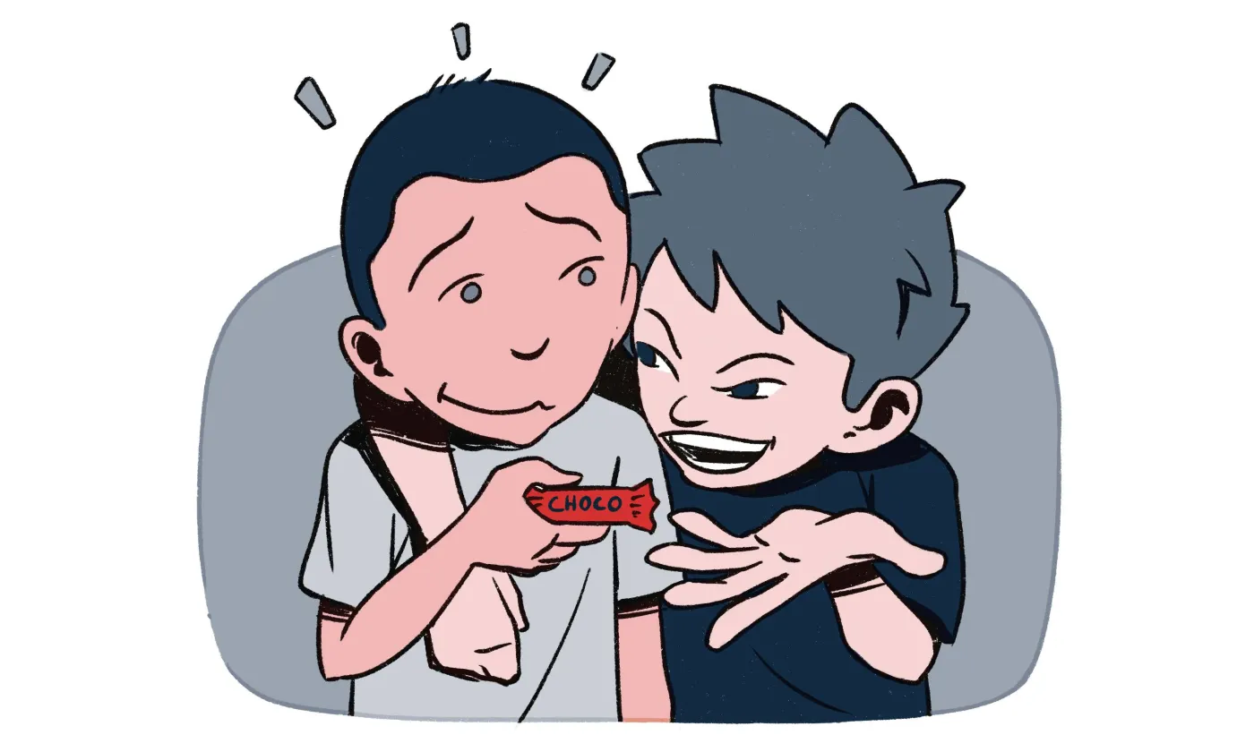 «Allez, tu m’en files un morceau…» ©Mathieu Paillard