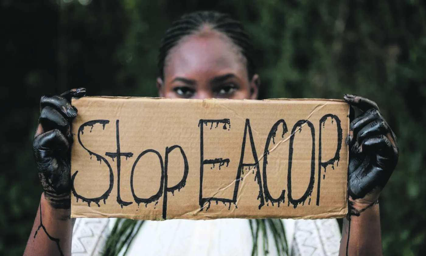 Une militante manifeste en Ouganda. © CC(by-nc-sa) Impu/Lobby