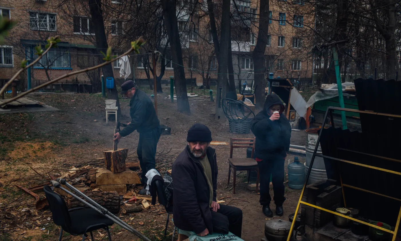 En dehors du facteur de l’âge, ce sont aussi souvent les plus pauvres qui sont restés. ©Lucien Lung