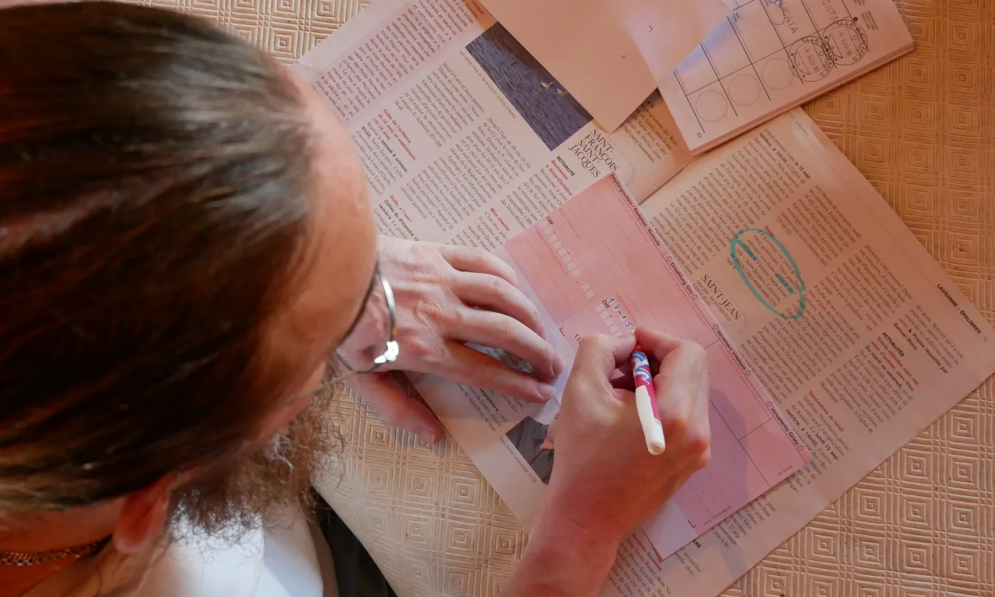 Les bulletins sur lesquels on peut saisir à la main les coordonnées du destinataire vont disparaître. ©J.B.