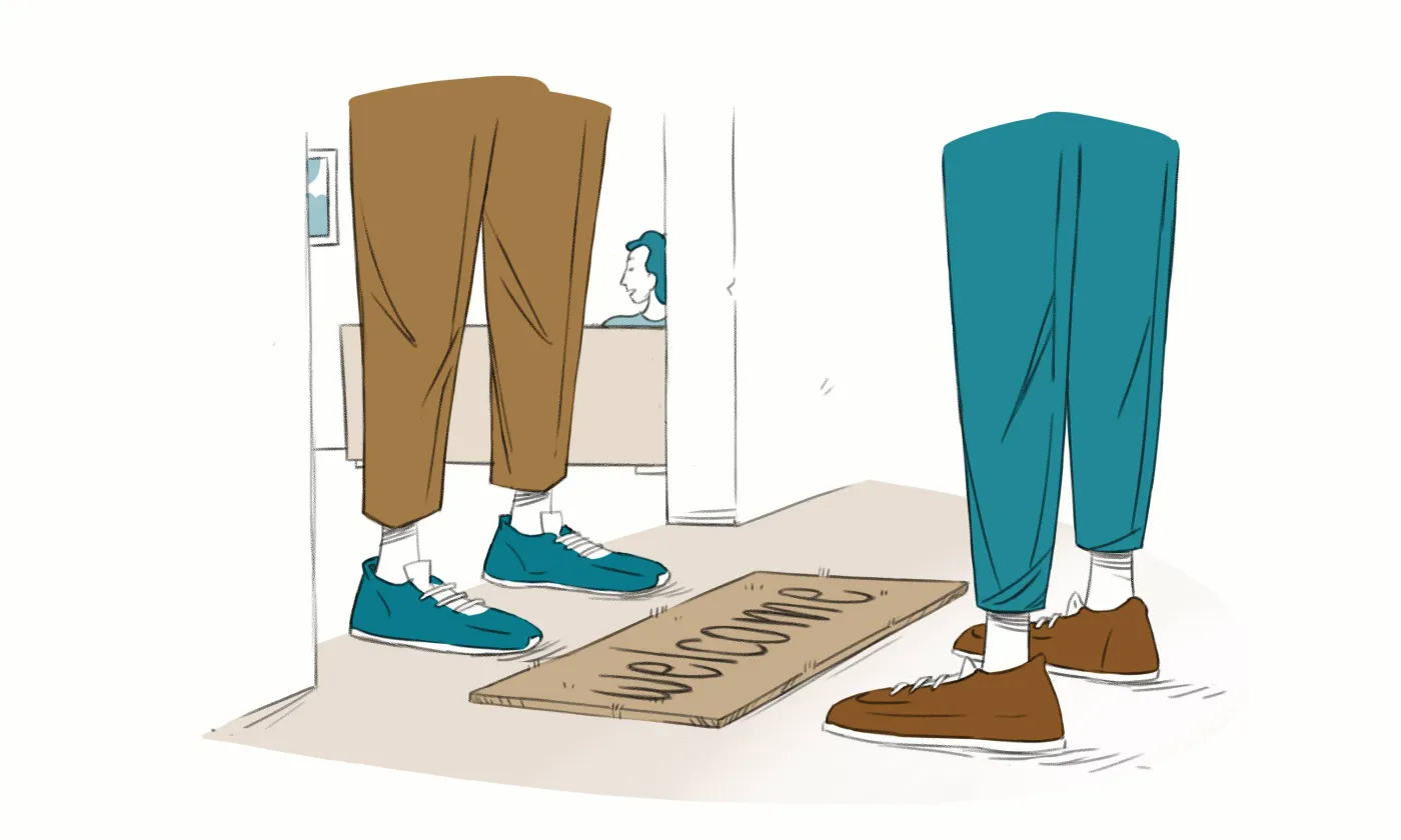 Rendre visite © Mathieu Paillard